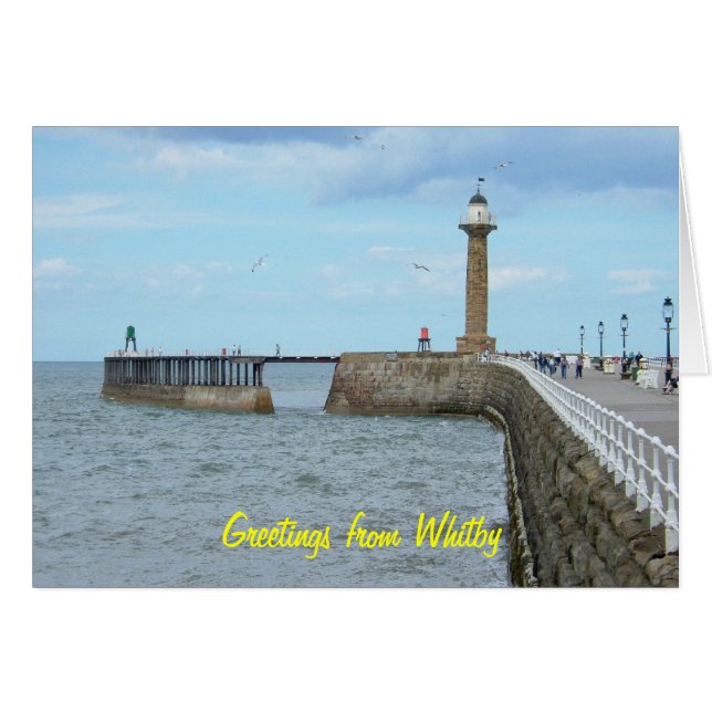 Whitby dans le North Yorkshire, Angleterre. (Devant horizontal)