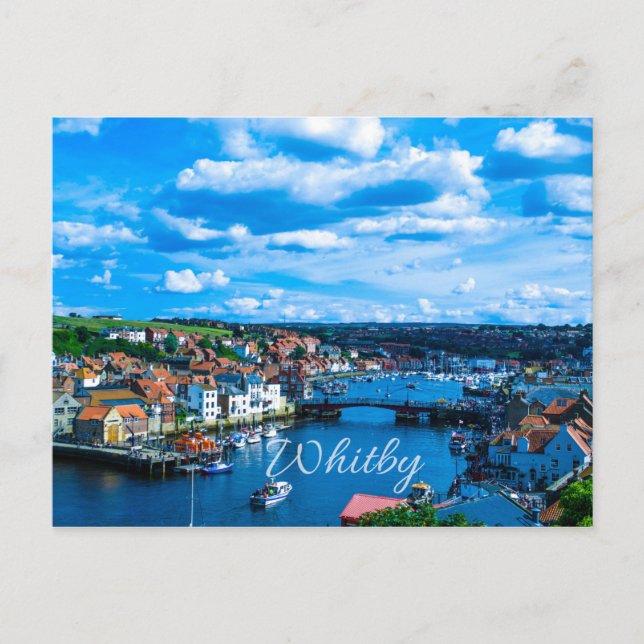 Whitby, Yorkshire, carte postale anglaise (Devant)