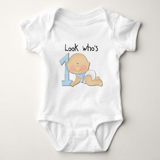 White Boy 1st Birthday Tshirts et cadeaux (Devant)