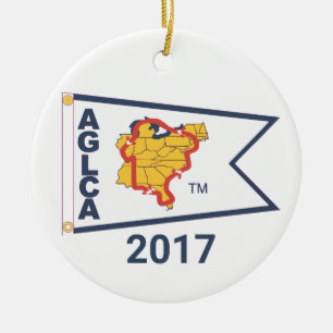 White Burgee (2017) Ornement en céramique