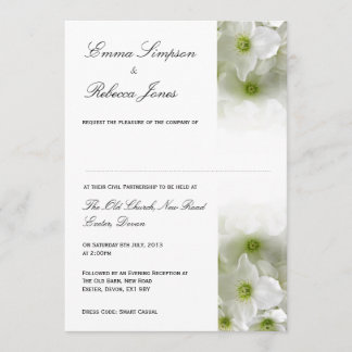 White Clematis - Invitation au partenariat civil