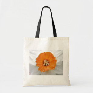 White daffodil Tote Bag