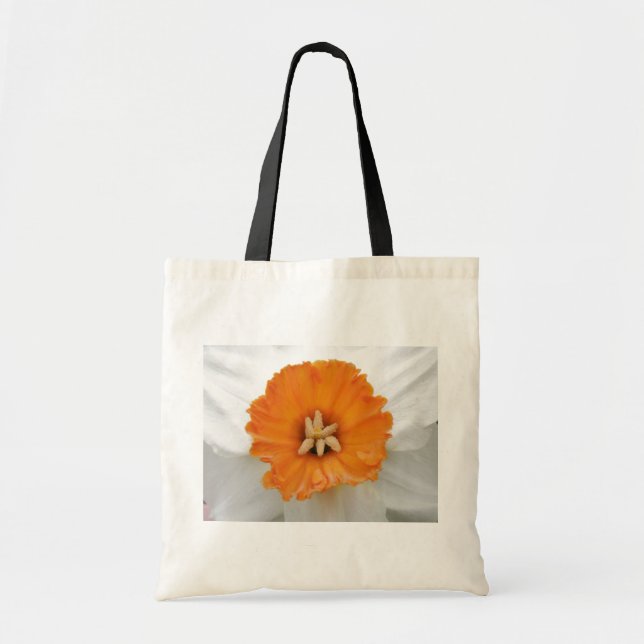 White daffodil Tote Bag (Devant)