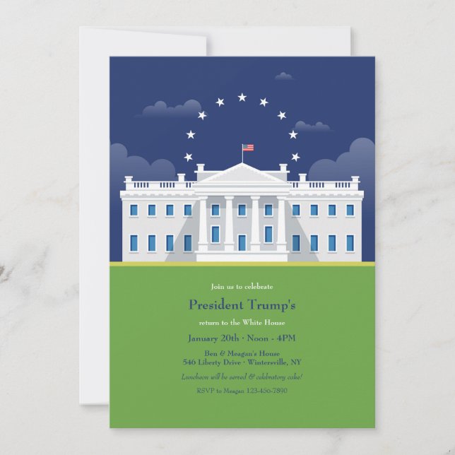White House Inaugural Party Invitations (Devant)