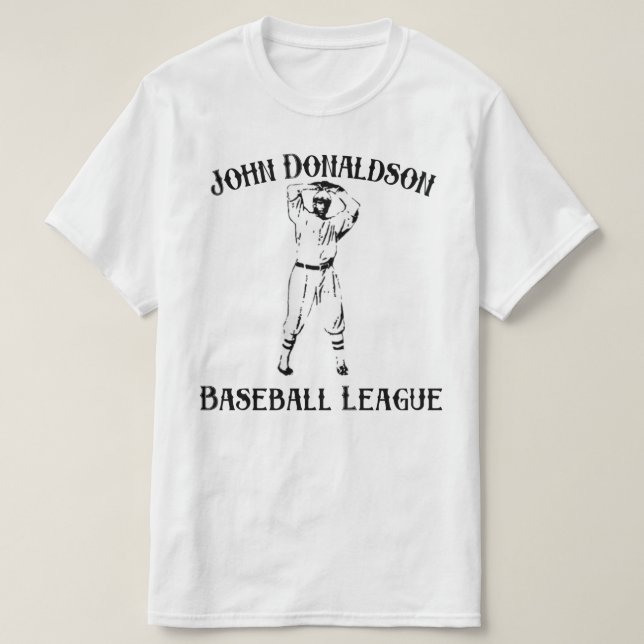 White League Uniform T-Shirt (Design devant)