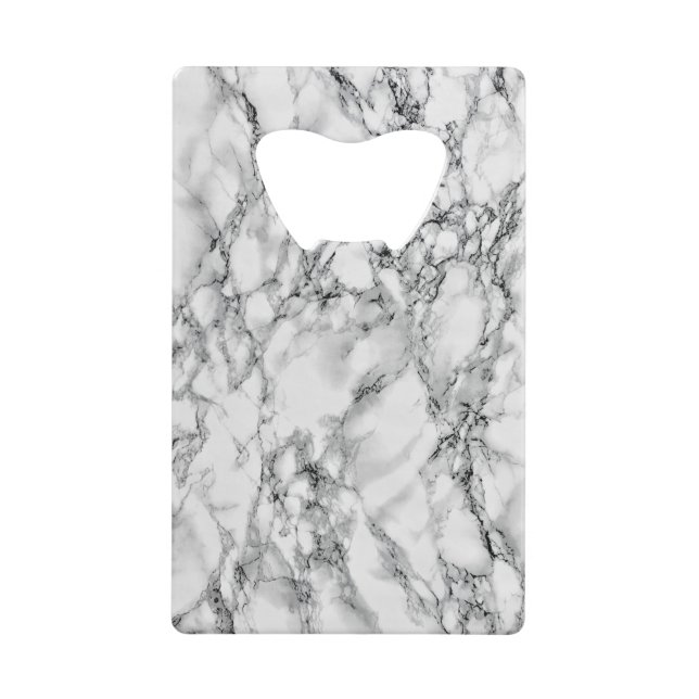 White Marble Stone Bottle Opener (Devant)