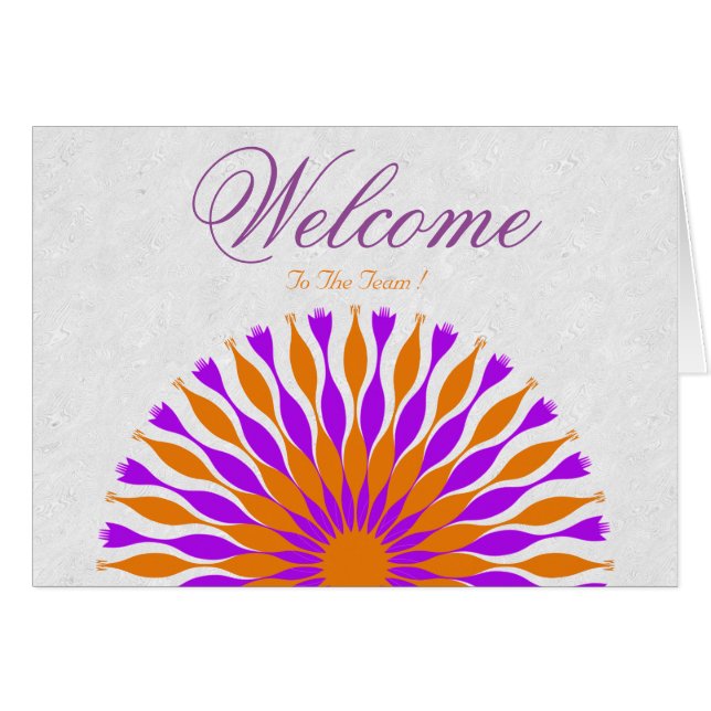 White Minimal Lotus Welcome Wishing (Devant horizontal)