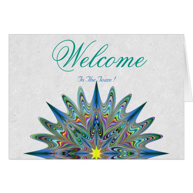 White Minimal Lotus Welcome Wishing (Devant horizontal)