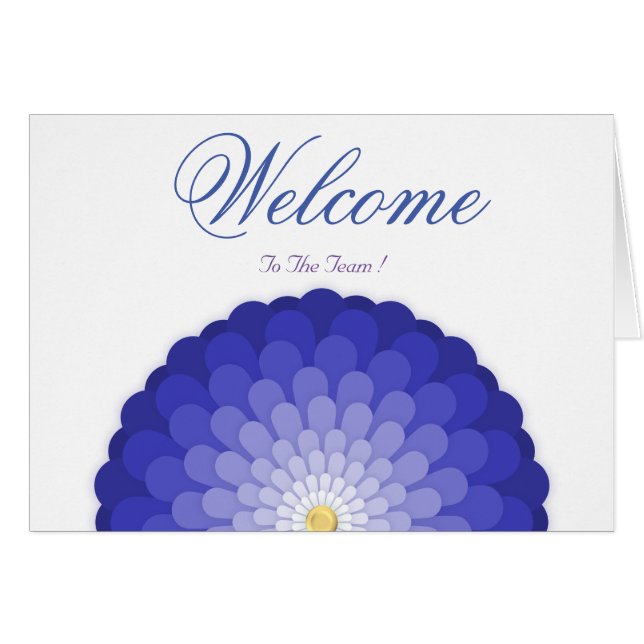 White Minimal Lotus Welcome Wishing (Devant horizontal)