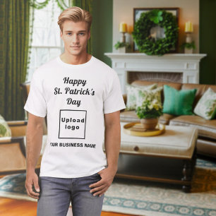 White St. Patrick's Day Business T-Shirt