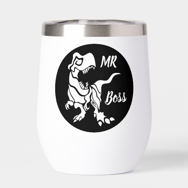 White Trex the Boss Dino (Arrière)