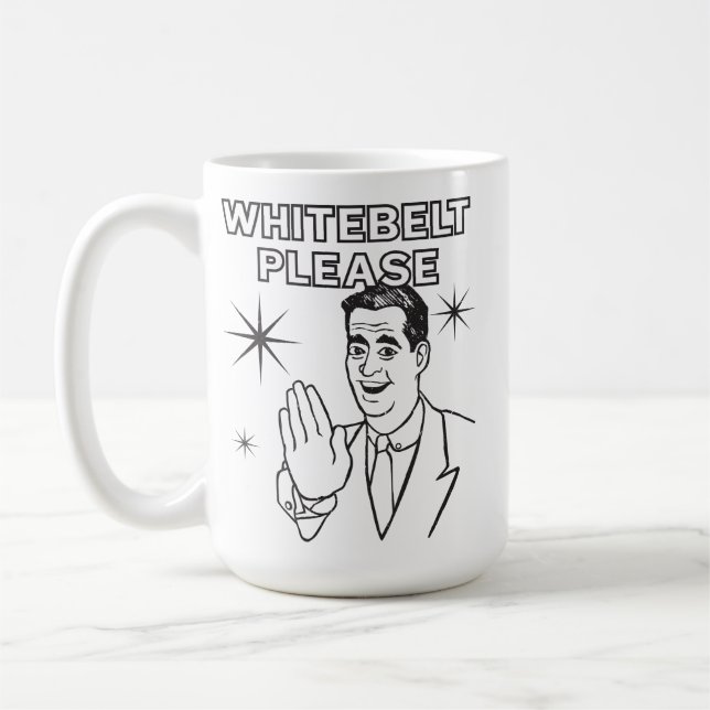 Whitebelt S'il vous plaît tasse de café (Gauche)