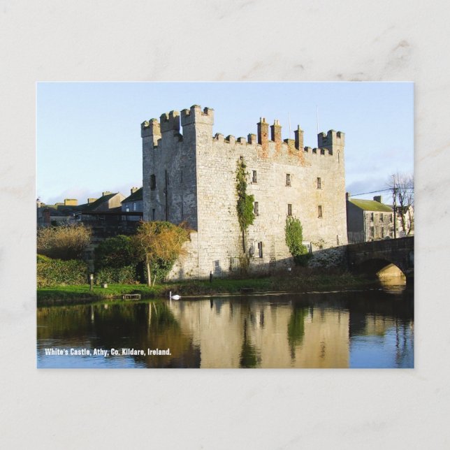 White's Castle Athy, Co. Kildare Irlande Carte pos (Devant)