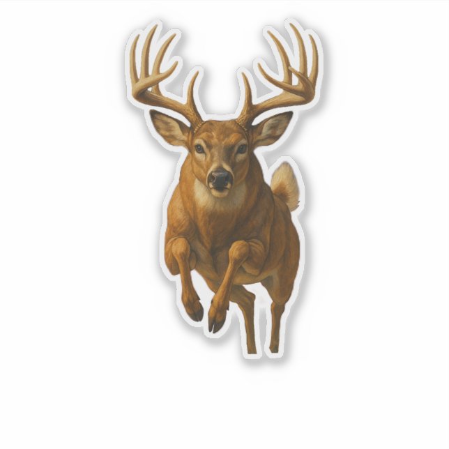 Whitetail Cut-out Sticker (Devant)