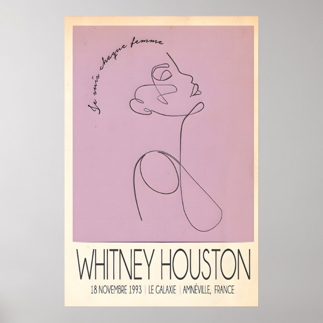 Whitney Houston, Live en France, Impression Origin (Devant)