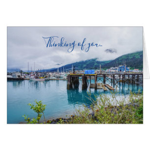 Whittier Alaska Harbour Penser à vous Carte
