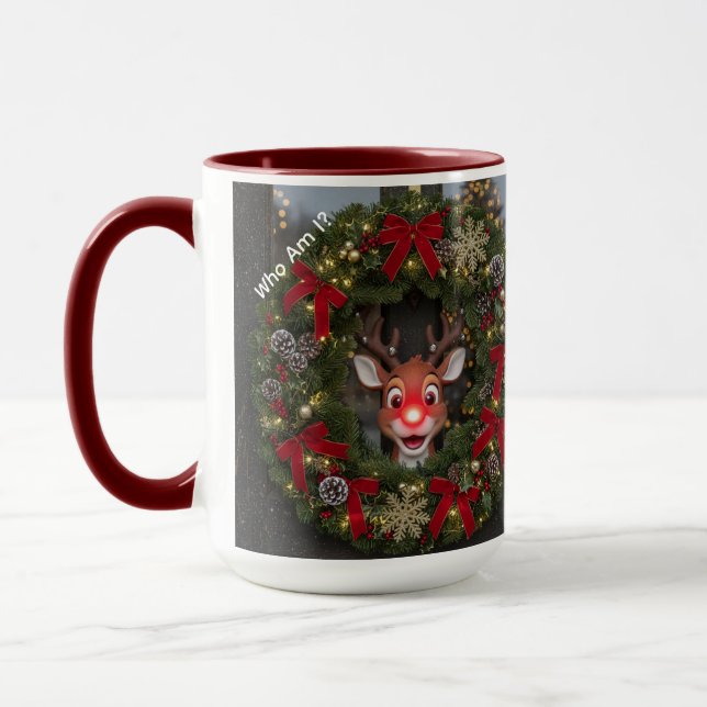 Who Am I? Christmas Mug (Gauche)