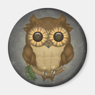 Whoolio le magnet mignon de hibou