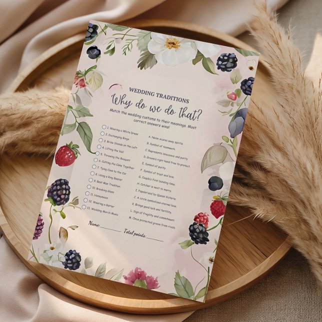 Why Do We Do That Wedding Traditions Game (Créateur téléchargé)