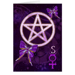 Wiccan Amethyst Bijoux Papillon Art