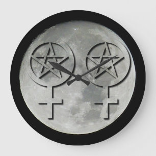 Wiccan Moon Lesbian Handfasciste Horloge