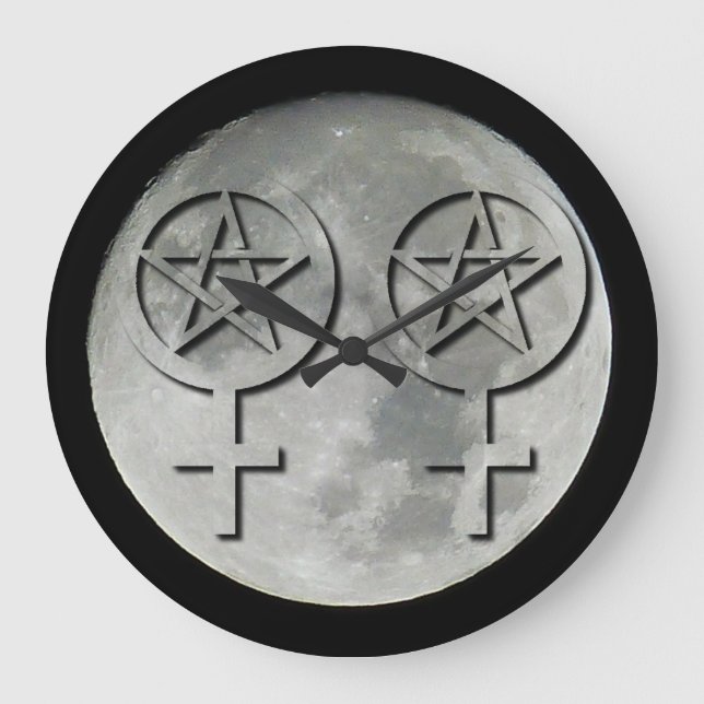 Wiccan Moon Lesbian Handfasciste Horloge (Recto)