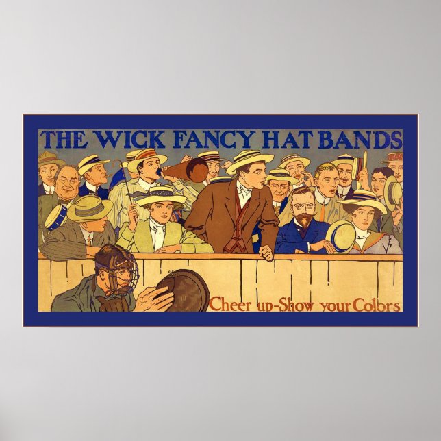 Wick Fancy Bands Casquettes ~ Poster publicitaire  (Devant)