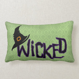 Wicked Halloween Lumbar Coussin décoratif