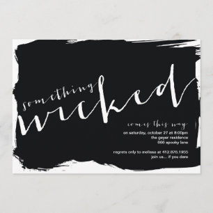 Wicked - Invitation de la fête d'Halloween