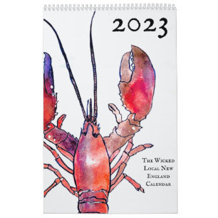 Wicked Locale Nouvelle-Angleterre Calendrier 2023