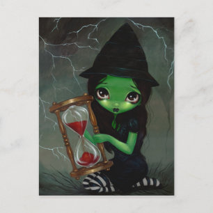 Wicked Witch et sa carte postale en sablier