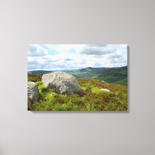 Wicklow mountain, Irlande impression de toile (Recto)