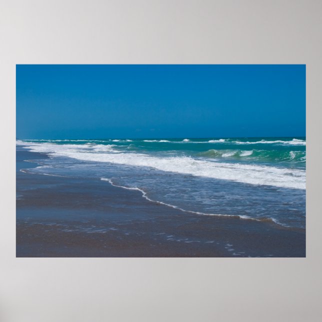 Wide Shot Waves Middle Cove Poster (Devant)