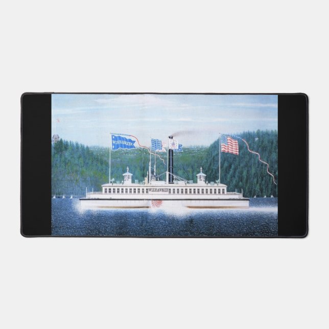Wiehawken ferry à vapeur 1868 (Recto)