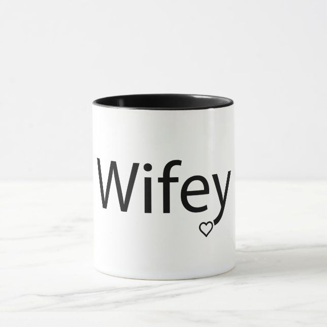 Wifey - Black 11 oz Combo Mug (Centre)