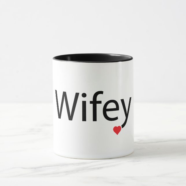 Wifey - Black 11 oz Combo Mug (Centre)