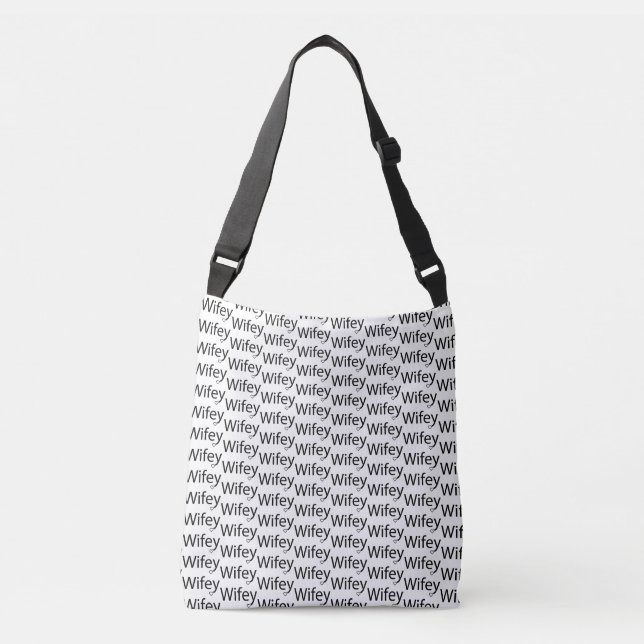 Wifey - Sac croisé tout-sur-impression personnalis (Devant)
