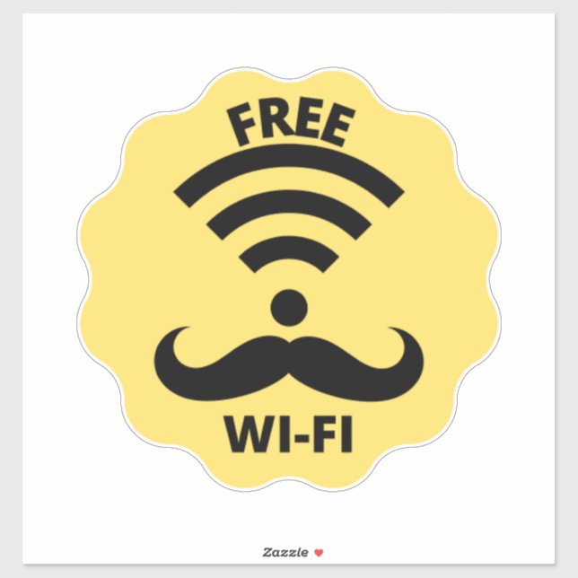 Wifi Business, wifi gratuit Sticker (Feuille)