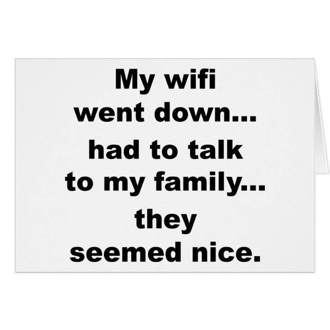 WIFI DOWN ! (Devant horizontal)