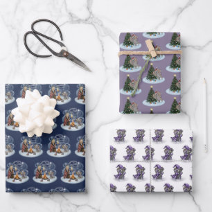 Wilbur de métal dans les feuilles de papier d'enve