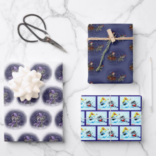 Wilbur de métal dans les feuilles de papier d'enve