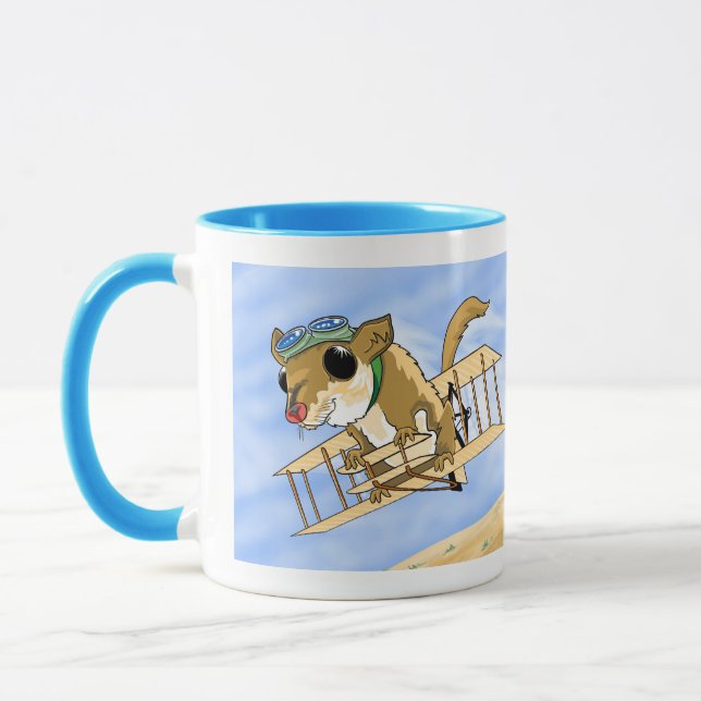 Wilbur l'écureuil volant Mug (Gauche)