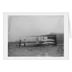 Wilbur & Orville Wright en 2ème machine à moteur