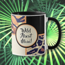 Wild about Mimi cadeau Poster de animal Mug
