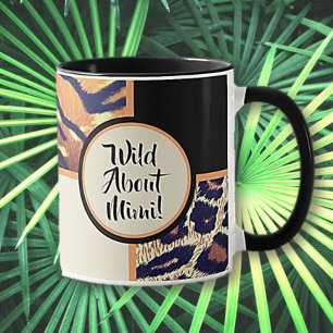 Wild about Mimi cadeau Poster de animal Mug