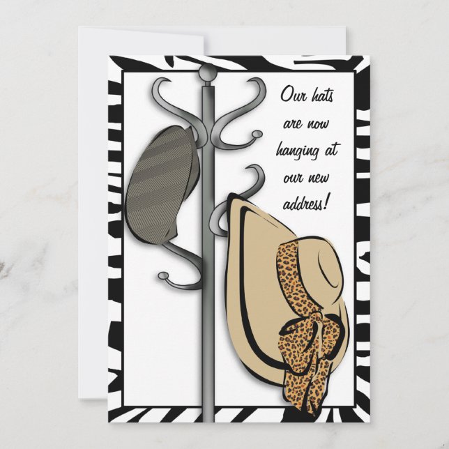 Wild About Our New Home Moving Faire-part (Devant)