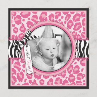 Wild Cupcake CP Invitation Carré B2