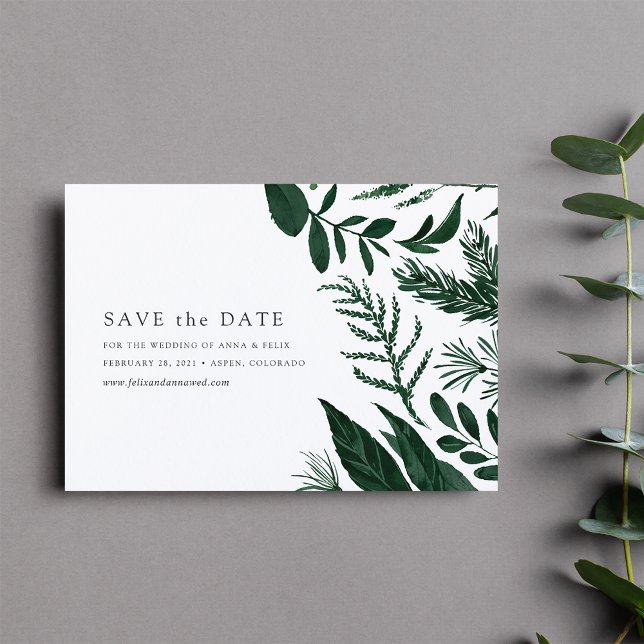 Wild Forest Save the Date Card (Créateur téléchargé)