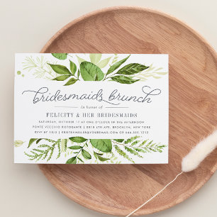 Wild Meadow Bridesmaitres Brunch Invitation