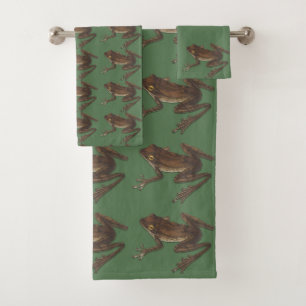 Wild Nature Art Reptile Grenouille serviettes